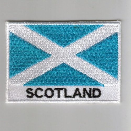 Scotland flag embroidered patches