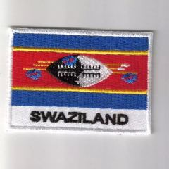 Swaziland flag embroidered patches