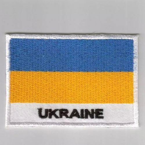 Ukraine flag embroidered patches