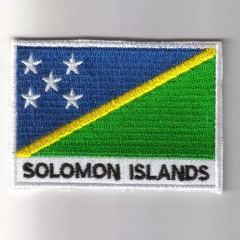 Solomon-islands flag embroidered patches