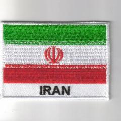 Iran flag embroidered patches