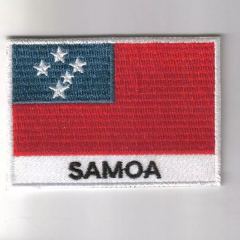 Samoa country flag embroidered patches