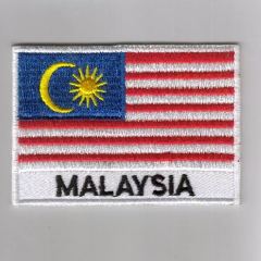 Malaysia flag embroidered patches