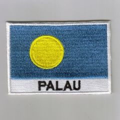 Palau flag embroidered patches