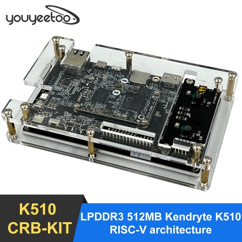 Youyeetoo Kendryte K510 CRB-KIT 64-bit RISC-V dual-core@800MHz 2.5 TOPS INT8 TOF 3D AI Deep Learning Support three Camera Inputs