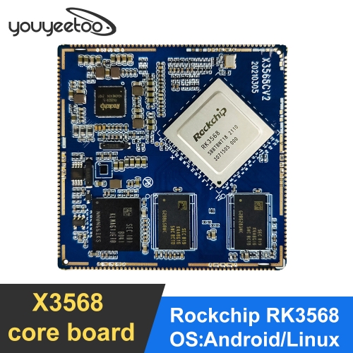 youyeetoo X3568 core board Quad-core A55 Rockchip RK3568 2GB/4GB DDR4 16GB eMMC RK809 PMU support dynamic frequency modulation
