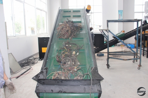 Maquina de reciclaje de cable de cobre