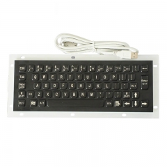 Quiosque touchpad mini teclado usb com touch pad teclado industrial teclado com fio com teclado médico trackpad 81keys