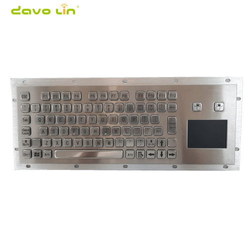 Mini-USB-Tastatur des Kiosk-Berührungsfelds mit industrieller Tastatur des Berührungsfelds verdrahtete Tastatur mit Trackpad 81keys der medizinischen Tastatur