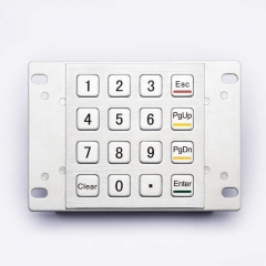 4x4 Keys Waterproof Ip65 Metal Keypads Stainless Steel Keypads For Self-Service Kiosk