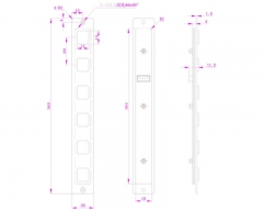 6 Function Keys Metal Keypad