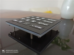 Матрица 4X4 IP66 Водонепроницаемый Контроль доступа Терминал банкомата Торговый автомат Промышленная цифровая металлическая клавиатура Клавиатура из нержавеющей стали