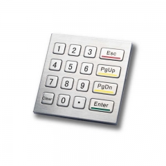 4X4 IP65 Waterproof Industrial Metal Keypad Stainless Steel Keyboard for Access control ATM Terminal Vending Machine