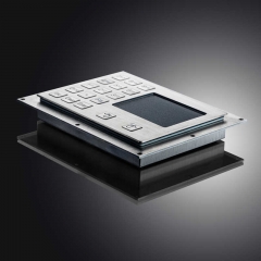 IP65 Waterproof 15 Keys Industrial Metal Keyboard With Touchpad For Mine Ex-proof Control Box