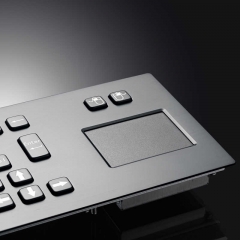 металлический терминал подгонянный 65 клавишных клавиш usb сенсорная панель клавиатуры