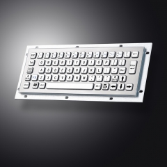 Mini 65 key Industrial Computer Waterproof Stainless Steel Metal keyboard