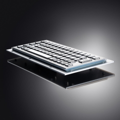 Mini 65 key Industrial Computer Waterproof Stainless Steel Metal keyboard