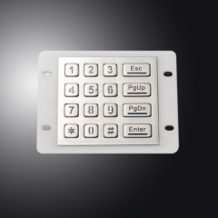 Ourdoor IP68 Waterproof 16 Keys Backlight Metal Keypad Front Panel Stainless Steel With Aluminum Case