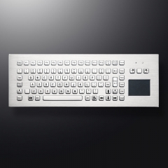 Клавиатура 89 банкоматов CNC киоска ключей проводная нержавеющая сталь USB PS2 промышленная металлическая клавиатура стола с сенсорной панелью
