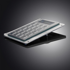 20 Keys Metal Keypad with display frame, use for gas station