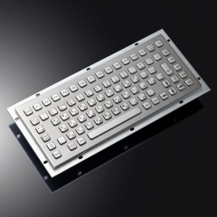 Metallkiosk-Tastatur-Edelstahl-Berg-industrieller metallischer Tastatur-Schlüsselkappen-vandalensicherer industrieller Tastatur-Kundenbezogener Bildschirm