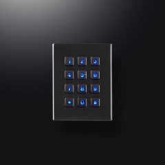 12 schlüssel 3x4 Industrielle Mini Edelstahl Kiosk Metall Numerische Tastatur