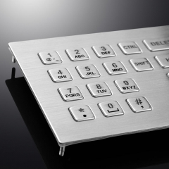 22 Keys Metal Numeric Keypads With Backlight