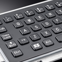 Металлическая клавиатура из нержавеющей стали Vandal - Proof Panel Mount Промышленная мини-клавиатура Металлические клавиатуры Клавиатуры для ПК