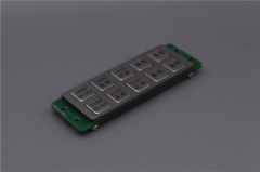 Custom 10 Keys Stainless Steel Metal Numeric Function Keypad