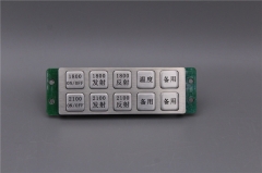 Custom 10 Keys Stainless Steel Metal Numeric Function Keypad