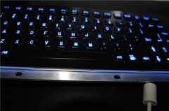 Black Backlight Industrial Metal Keyboard With Numeric Keypad