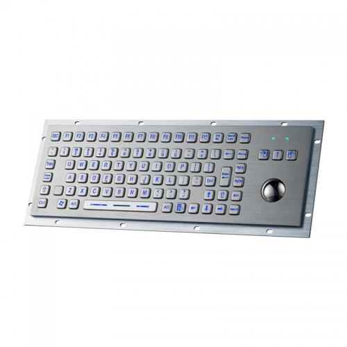 DAVO LIN-machine d'automatisation de kiosque, support de panneau étanche de preuve de vandale Clavier métallique industriel USB avec souris trackball