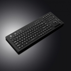 IP67 Waterproof Medical Keyboard Backlight Silicone Keyboards With Integrated Trackball Mouse
