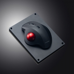 Panel Mount Embedded Wired Ergonomic Trackball Mouse, Optical Vertical Rollerball Mice, 34mm Trackball