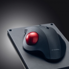 Panel Mount Embedded Wired Ergonomic Trackball Mouse, Optical Vertical Rollerball Mice, 34mm Trackball