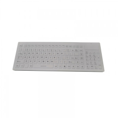 IP66 Waterproof 2.4 GHz Clinical Wireless Silicone Medical Keyboard With Number Keys.