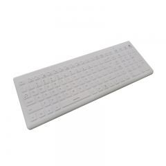 2.4 GHz Wireless Silicone Medical Waterproof Keyboard For Hospital Operation Room