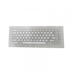 Clavier à membrane ultra-mince étanche IP67 en métal industriel de qualité médicale avec pavé tactile