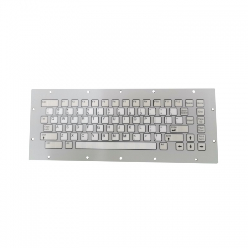 Clavier à membrane ultra-mince étanche IP67 en métal industriel de qualité médicale avec pavé tactile