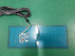 IP66 водонепроницаемый промышленный металлический медицинский класс плоские ключи мембранная клавиатура с сенсорной панелью