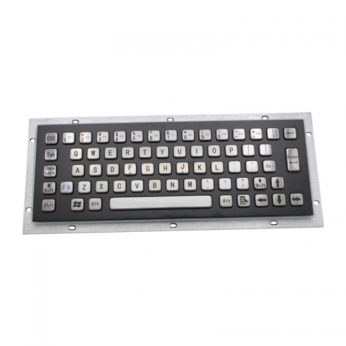 Clavier en métal en acier inoxydable vandale - panneau de preuve mini-clavier industriel pour clavier métallique capuchons de touches de clavier pour PC