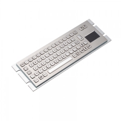 Compact Embedded Industrial Stainless Steel Keyboard With Touchpad For Portable UAV ROV Operation Box