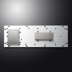 Panneau imperméable montage métal acier inoxydable kiosque industriel clavier noir avec touchpad intégré