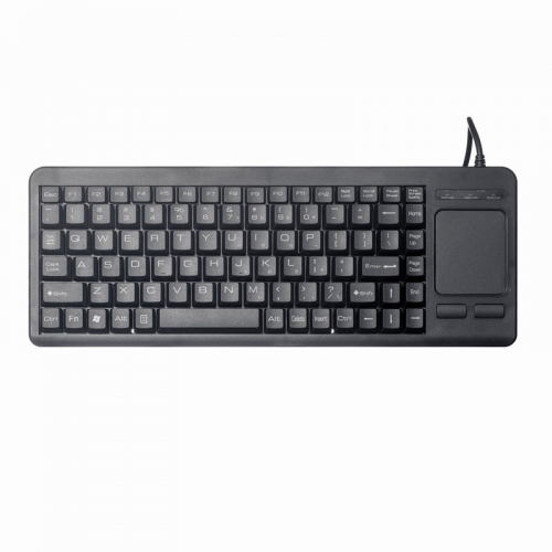 Computer Accessories USB Interface Prevent Water Splashing One-Piece Wired Touchpad Keyboard