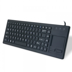 New Style Desktop Rugged Industrial Plastic keyboard With Integrated Touchpad For PC computer