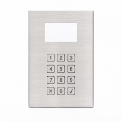 12 Keys Metal Keypad With Display Frame Used For Smart Locker