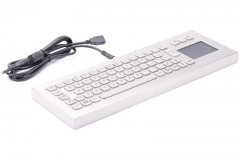 Compact Desktop Industrial Touchpad Keyboard