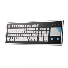 Industrial Grade IP65 Dynamic Panel Mount Membrane Keyboard with Rugged Touchpad Reliable Data Input for Harsh Environments