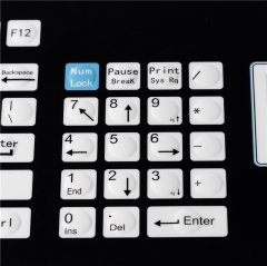 Teclado de membrana de montagem em painel dinâmico IP65 de grau industrial com entrada de dados confiável e touchpad robusto para ambientes agressivos