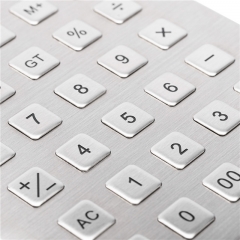 30-Key Stainless Steel Explosion-Proof Calculator with Display Screen